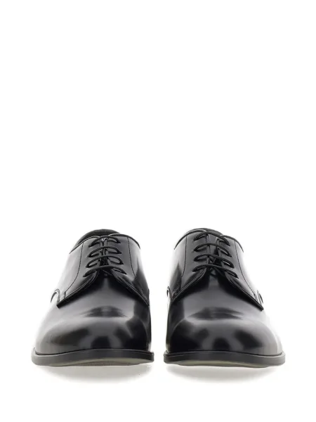 Pantofi derby Duca Heritage din piele negru