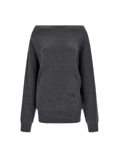 Sukienka mini Mm6 Maison Margiela szara