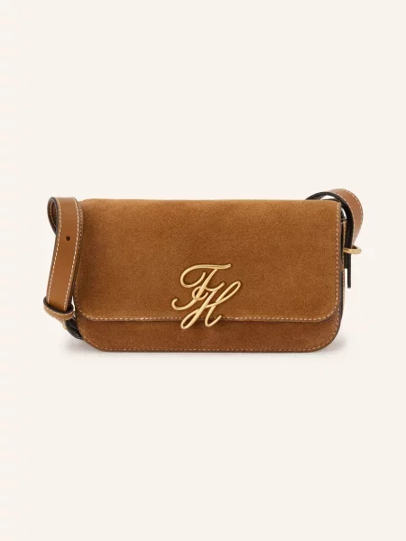 Torebka crossbody Tommy Hilfiger brązowa