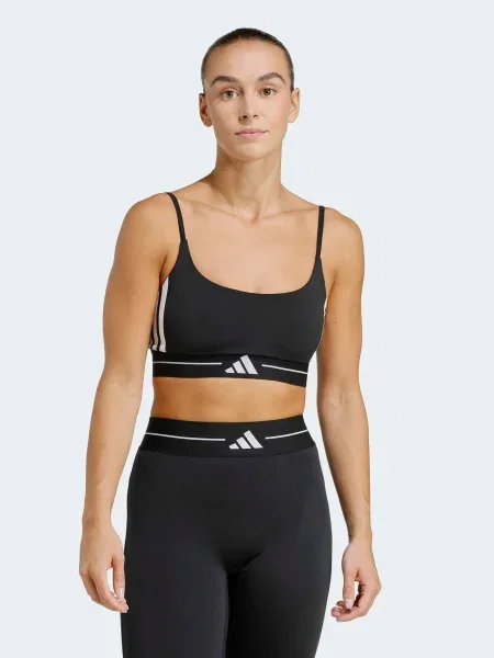 ADIDAS PERFORMANCE Sportski grudnjak HYG crna bijela