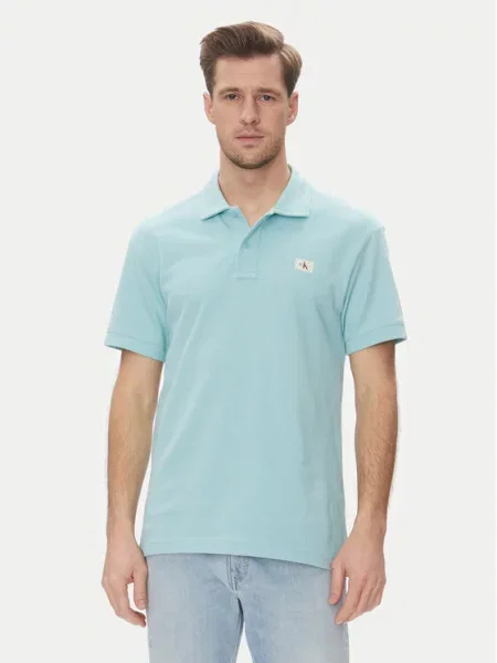 Polokošile Calvin Klein Jeans modré