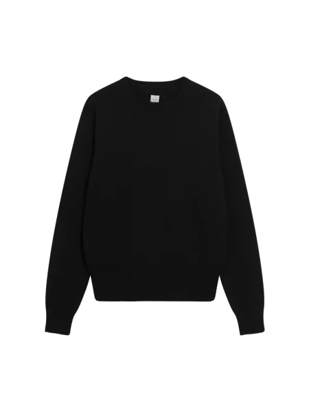 Sweter Toteme klasyczny czarny