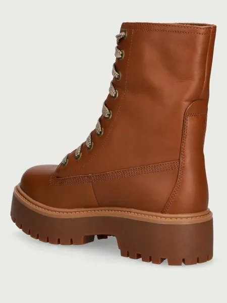 Timberland botki skórzane Stone Street brązowe