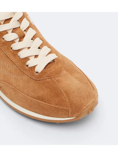 Sneakerși Hogan din piele de căprioară maro