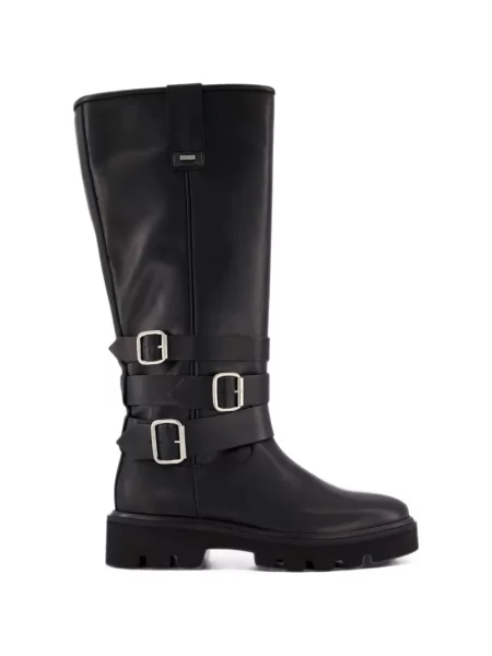 Botine Nubikk cu cataramă cu bretele negru