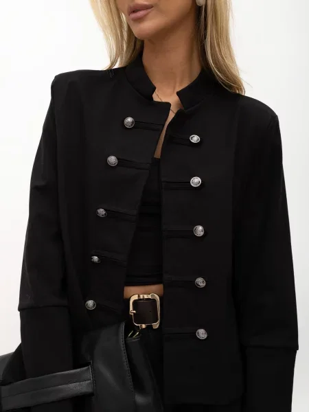 Jakna Italy Moda crna