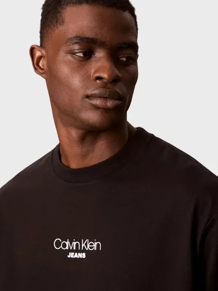 Футболка Calvin Klein Jeans чорна
