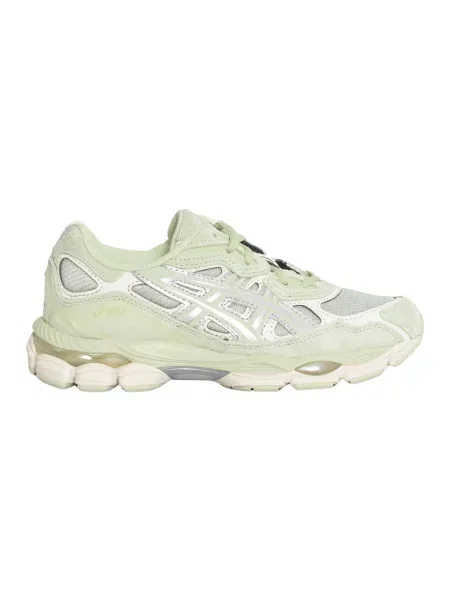 Sneakersy Asics zamszowe zielone