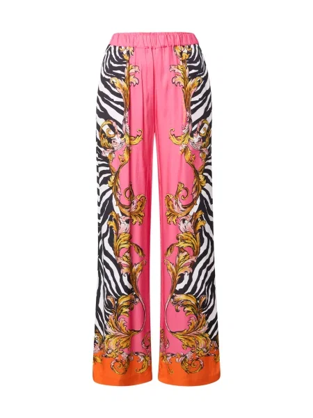 Versace Jeans Couture Pantaloni din Straight Fit roz