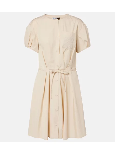 Rochie tip cămașă Loewe bej