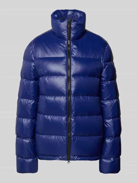 Kurtka pikowana o kroju regular fit ze stójką model KEKE' Peuterey niebieska