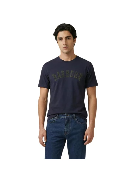 Tricou Barbour în carouri albastru