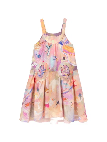 Rochie Tsumori Chisato cu imagine evazată roz
