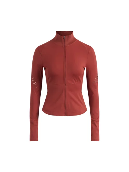 Adidas By Stella Mccartney Kurtka Treningowa Adidas By Stella Mccartney rot brązowa