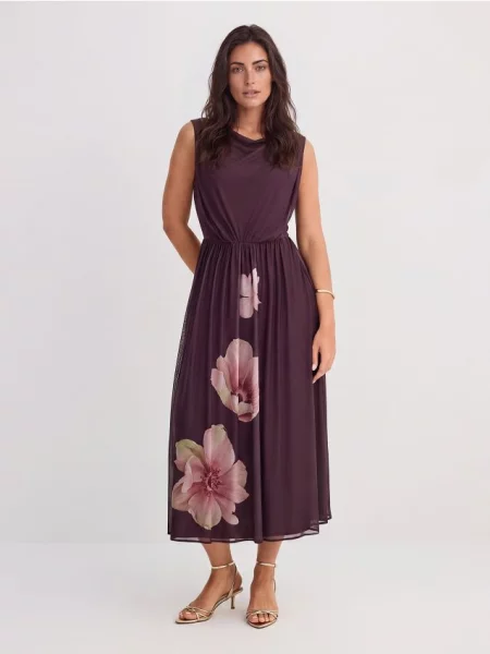 Maxi suknele Mohito ruda
