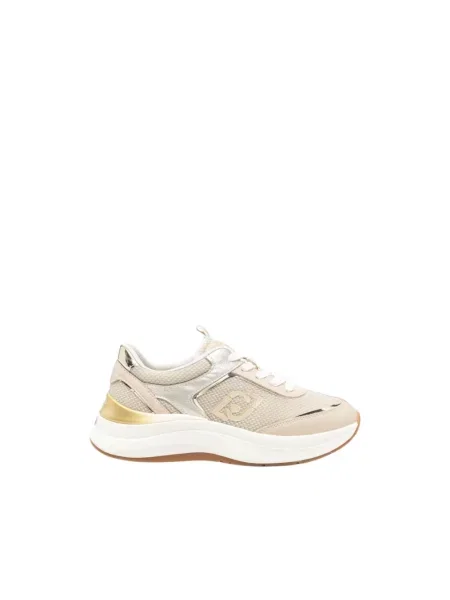 Liu Jo Sneakersy Stardust 01 beżowy