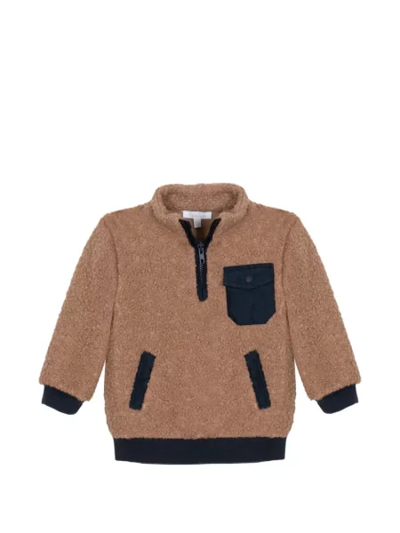 Sweter dziecięcy Patachou brązowy