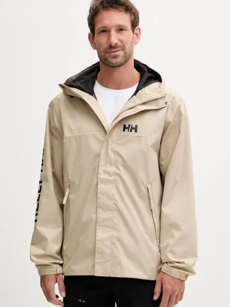 Helly Hansen geacă de trekking pentru bărbați ERVIK bej