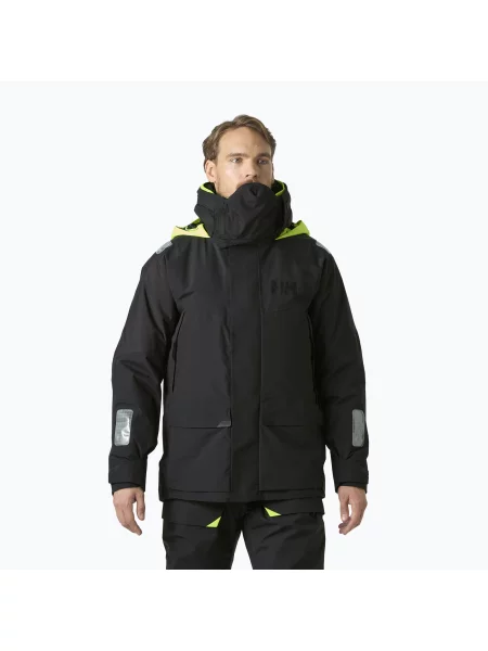 Geacă de navigație pentru bărbați Helly Hansen Skagen Insulated ebony