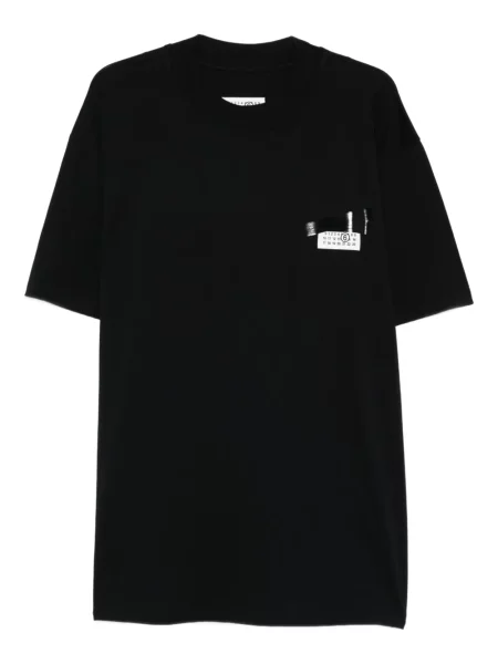 Tricou Mm6 Maison Margiela cu imagine negru