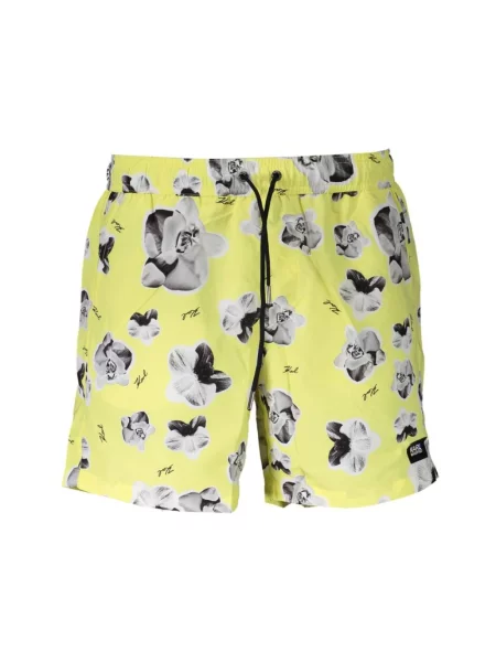 Wielobarwność kąpielówki Karl Lagerfeld Beachwear żółte