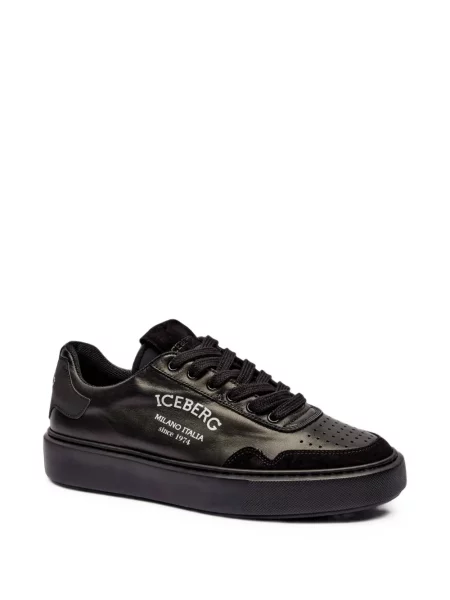 Sneakerși Iceberg cu imagine negru