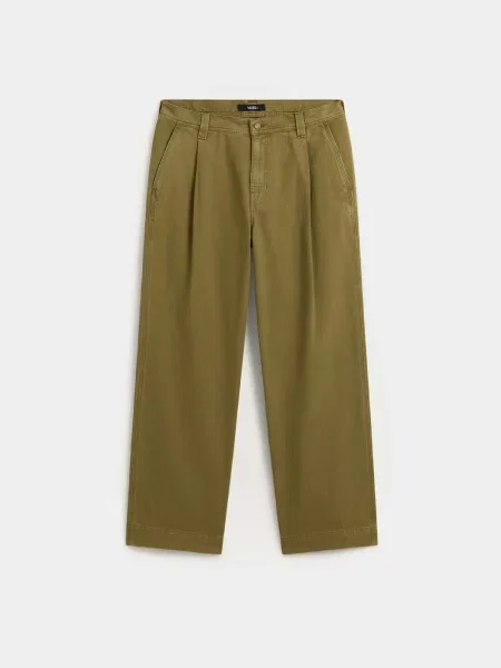 Чіноси Vans AUTHENTIC CHINO LOOSE WIDE LEG хакі