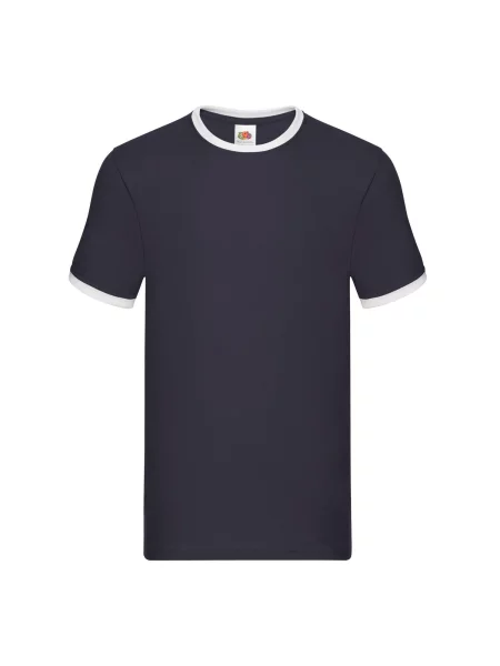 T-shirt Ringer biała