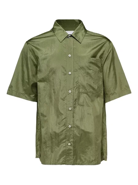 Къс риза Jil Sander зелено