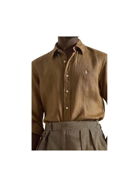 Koszula Polo Ralph Lauren brązowa