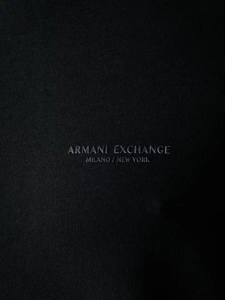 Armani Exchange Póló | Extra slim fit fekete