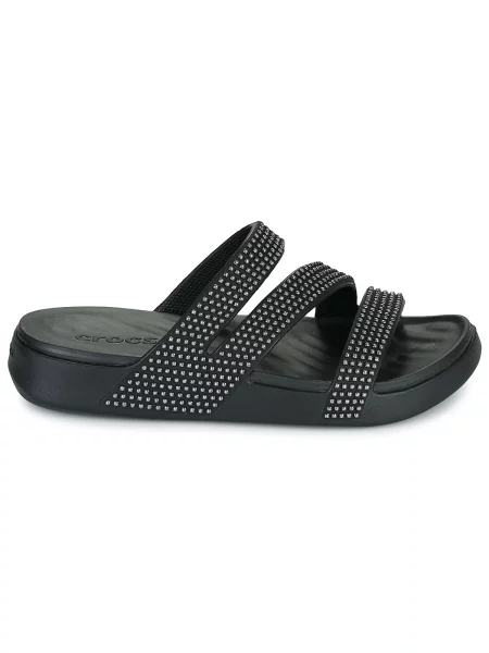 Pantofi Crocs cu bretele negru
