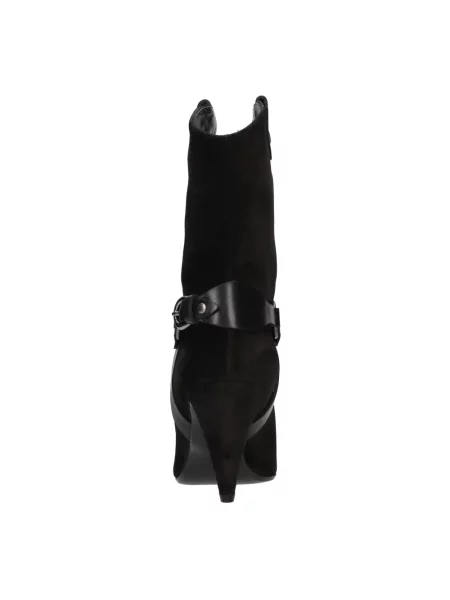 Buty do kostki Strategia zamszowe czarne