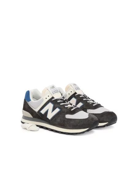 Sneakersy New Balance 574 zamszowe szare