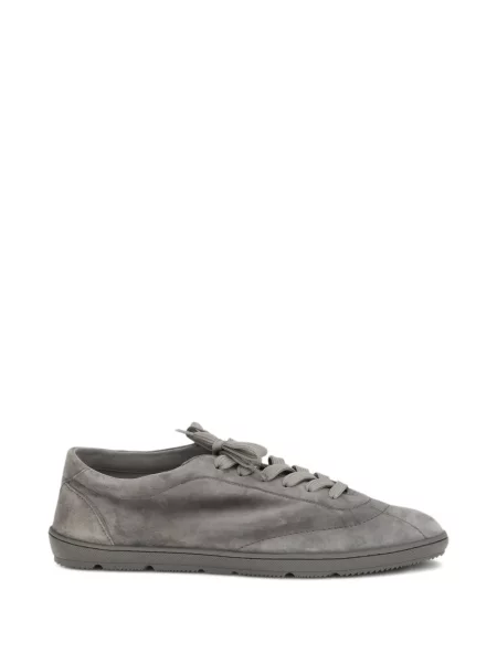 Sneakerși Brunello Cucinelli din piele gri
