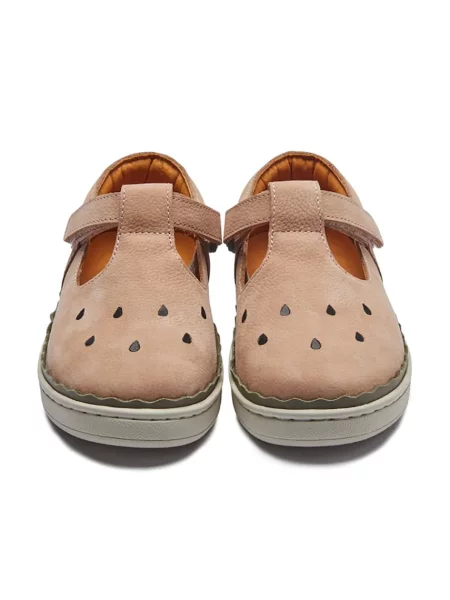 Donsje kožené polobotky Lowy Shoes Watermelon růžové