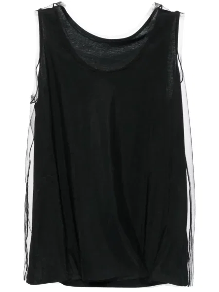 Top Jnby z siateczką czarny