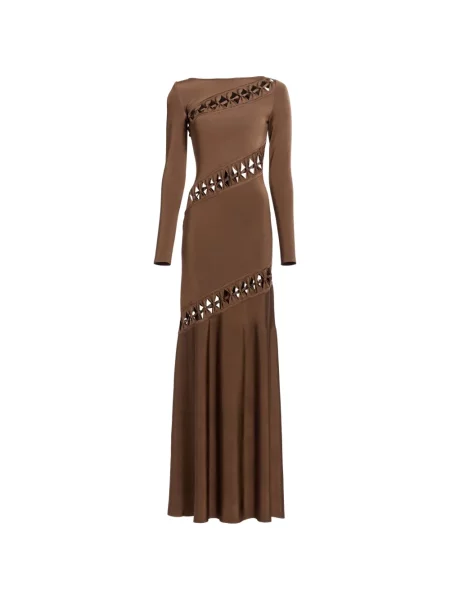 Lung rochie Elie Saab maro