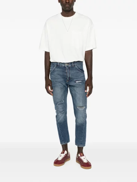 Blugi Dsquared2 zdrențuiți albastru