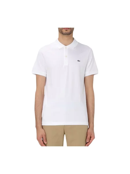 Lacoste Koszulki Mężczyzna L Koszulka polo Regular Fit z bawełny Pima biały
