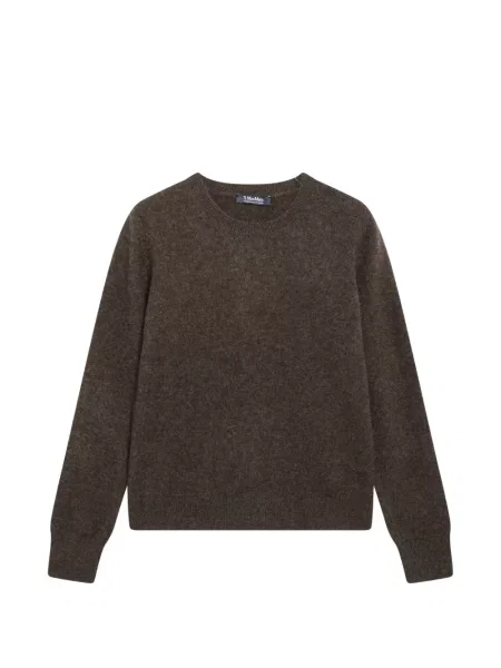 Pulover 's Max Mara tricotate cu decolteu rotund maro