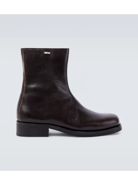 Botine chelsea Our Legacy din piele maro