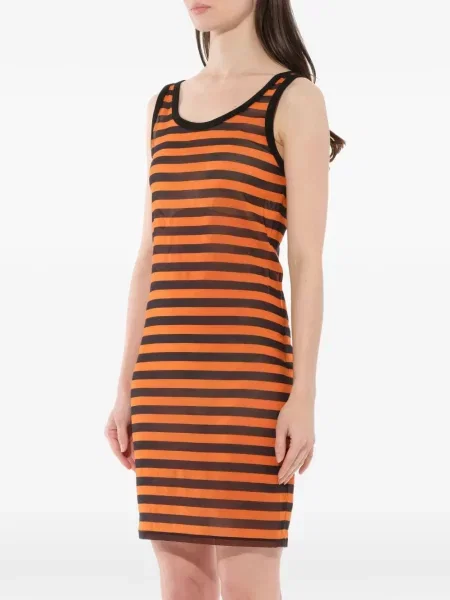 Prugasta mini haljina Givenchy crna