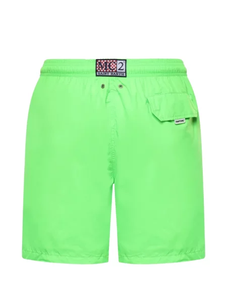 Slip de baie Mc2 Saint Barth cu autograf verde