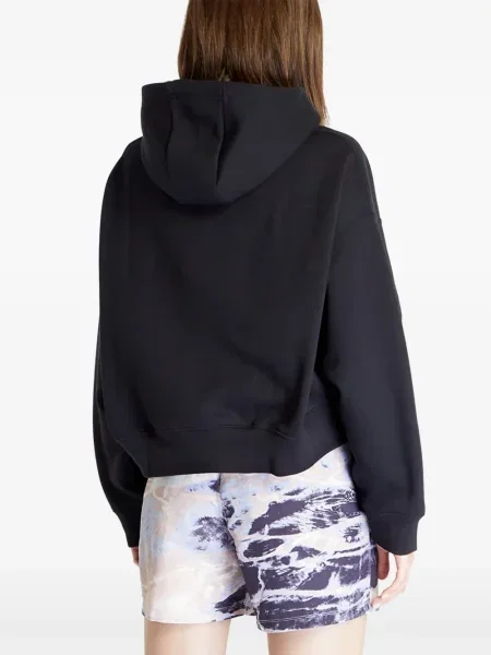 Top sport Nike din fleece plisat fără mâneci alb