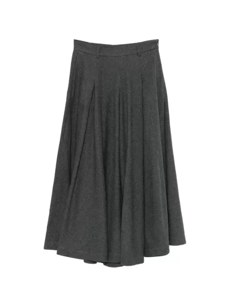Fustă midi By Malene Birger în linie A gri