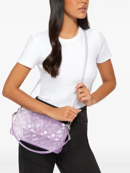 Matlasat geantă Kurt Geiger London violet