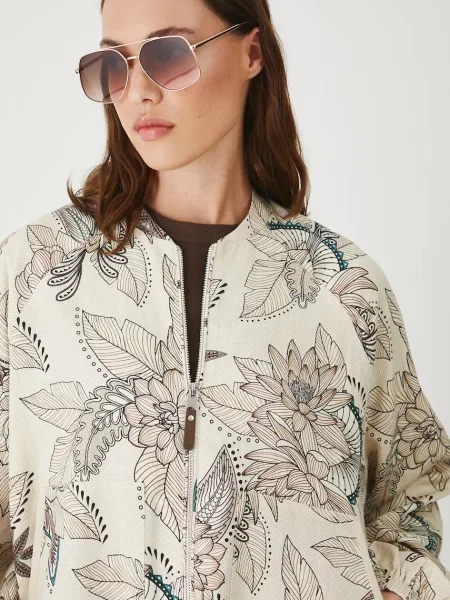 Лляна куртка-бомбер Medicine демісезонна