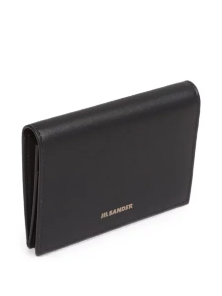 Portofel Jil Sander cu imagine negru