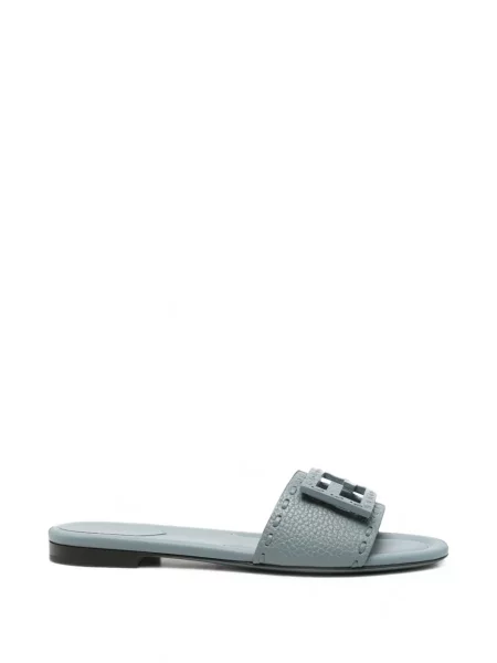 Sandale Fendi din piele albastru